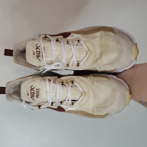 Nike Air Max 270 React Equestrian Mens Sneakers Size 11 - Picture 7 of 12